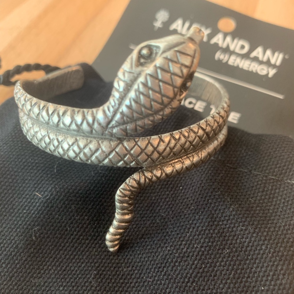 Alex and Ani serpent cuff bracelet
